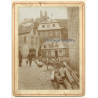 Monschau - Montjoie: Old Town Street Scene - Castle (Vintage Albumen Print ~1900s)