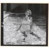 Erotic Study: Pretty Blonde Nude At Swimming Pool *8 (Vintage Contact Sheet 1970s/1980s)