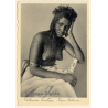 Eritrea: Topless Bilena Female - Braids / Risqué - Ethnic Nude (Vintage PC ~1930s)