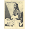 Sudan: Topless Omdurman Woman - Tribal / Risqué - Ethnic Nude (Vintage PC ~1920s/1930s)