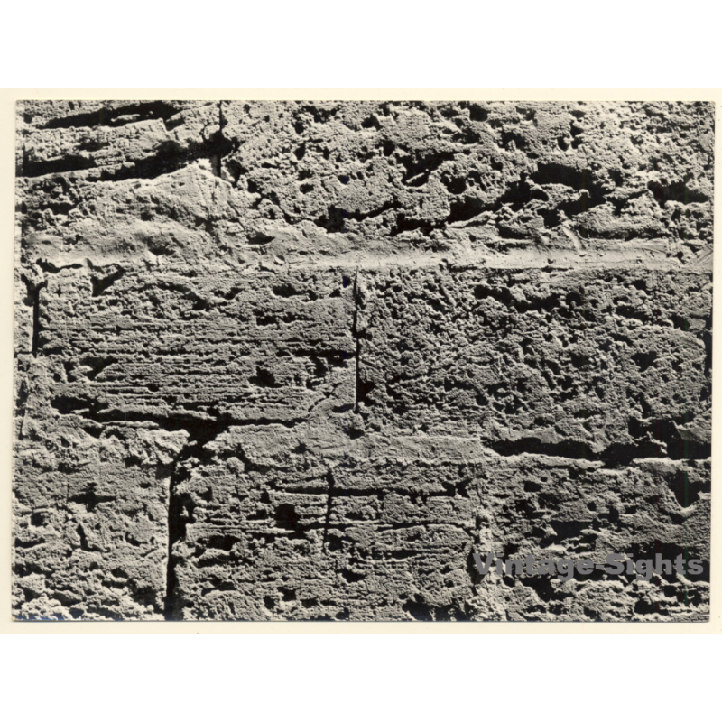 Mallorca: Detail Of Old Marés Wall / Structure (Vintage Photo ~1960s)