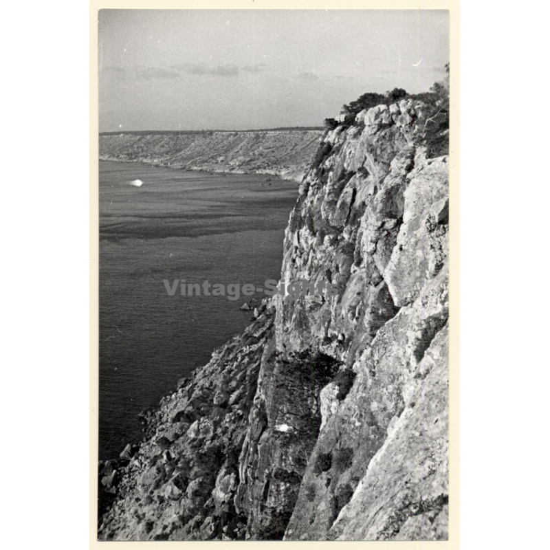 Formentera: Rasa De La Mola / Rocky Coast (Vintage Photo ~1960s)