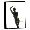 Erotic Photo Art: Beautiful Slim Nude Woman*1  (Vintage B/W Diapositive WOLFGANG KLEIN 1980s)