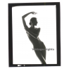 Erotic Photo Art: Beautiful Slim Nude Woman*3  (Vintage B/W Diapositive WOLFGANG KLEIN 1980s)
