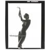 Erotic Photo Art: Beautiful Slim Nude Woman*8 (Vintage B/W Diapositive WOLFGANG KLEIN 1980s)