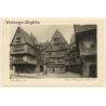 Frankfurt a.M.: Grosse Fischergasse / Roseneck (Vintage PC 1929)