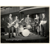 Spain: Unidentified 1960s Band - Quintet / Mallorca? (Vintage Photo 18 x 24 CM )