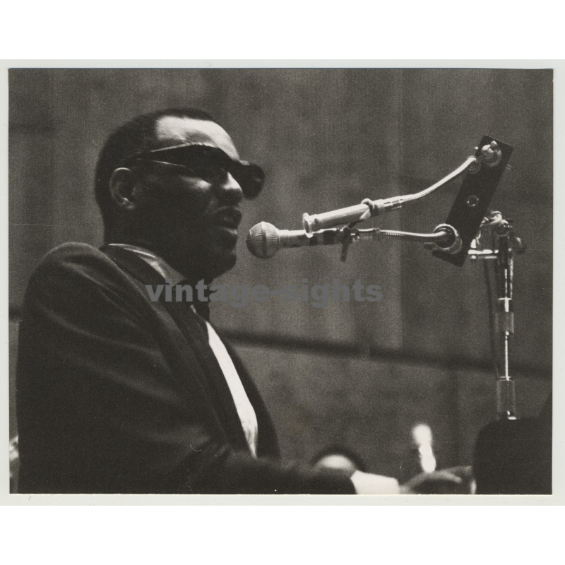 Ray Charles In Action (Vintage Press Photo 1960s)