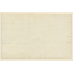 Elegant Parents With Baby In Pram / Teddy Bear (Vintage RPPC ~1910s/1920s)