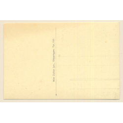 Well Dressed Little Boy & His Teddy Bear (Vintage RPPC ~1920s/1930s)