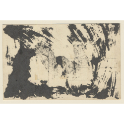 Sulky Baby Girl Holds Her Teddy Bear (Vintage RPPC ~1920s/1930s)