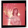 Erotic Study: Busty Nude Redhead *3 / Pin-Up - Boobs (Vintage Diapositive KORENJAK 1970s/1980s)
