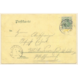 Der Deutsche Soldat Kann Stets Ein Mächtigen Stiefel Vertragen (Vintage PC Litho 1905)