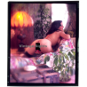 Erotic Study: Darkhaired Nude Kneeling / Butt - Rear View (Vintage Diapositive KORENJAK 1970s/1980s)