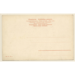 Erotic Study: Topless Woman Reclining On Chaisselongue*2 / Risqué (Vintage PC 1900s)