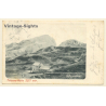 Austria: Tilisuna Hütte 2271 mtr. DAV (Vintage PC 1904)