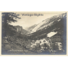 Tirol: Hallerangerhaus / Berghütte / Mountains (Vintage RPPC 1924)