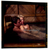Erotic Study: Nude Couple In Jacuzzi / Boobs (Vintage Diapositive KORENJAK 1970s/1980s)
