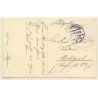 Signalisieren An Bord Eines Kriegsschiffes / Ship Stamp (Vintage PC 1914)