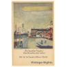 Otto Amtsberg: Ein Deutscher Zeppelin / Eckener Spende (Vintage Artist PC 1920s)