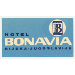 Hotel Bonavia - Rijeka / Croatia (Vintage Luggae Label)