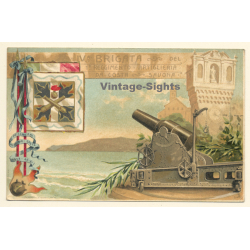 1° Reggimento Artigleria Da Costa, Brigata Savona / Militaria (Vintage PC 1900s)