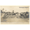 Italo-Turkish War (1911-1912): Artillery Trenches At Bu-Meliana (Vintage RPPC)