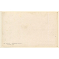 Italo-Turkish War (1911-1912): Aviator Captains Piazza & Moizo Report Flight / Cavalry (Vintage RPPC)