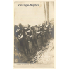 Italo-Turkish War (1911-1912): Soldiers In The Trench (Vintage RPPC)