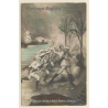 Italian Propaganda: L'Eroica Morte Di Mario Bianco A Bengasi (Vintage RPPC ~1910s)