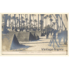 Colony Tripoli Italiana: Military Camp At Oasis (Vintage RPPC ~1910s)