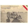 Italo-Turkish War (1911-1912): Soldiers Point Cannon At City (Vintage PC ~1910s)