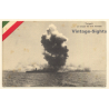 Italo-Turkish War (1911-1912): Tripoli - Explosion Of The Hamdiyé Fort (Vintage PC ~1910s)