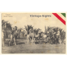 Italo-Turkish War (1911-1912): Tripoli - Guarscia Gardens - Soldiers On Camels (Vintage PC ~1910s)