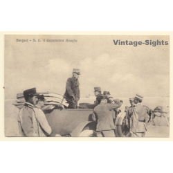 Italo-Turkish War (1911-1912): Bengasi - 5. E. Governor Ameglio (Vintage PC)