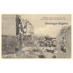 Colony Tripoli Italiano: Italian Sailors On Guard (Vintage PC 1912)