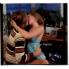 Erotic Study: Couple Passionately Kissing / Negligee (Vintage Diapositive KORENJAK 1970s/1980s)