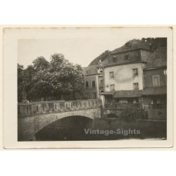 Vianden / Luxembourg: Maison Victor Hugo - Bridge (Vintage Photo ~1930s)