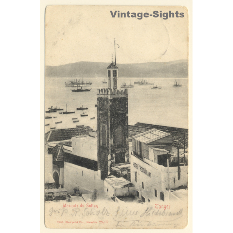 Tanger / Morocco: Mosquée Du Sultan (Vintage PC 1908) Tanger / Morocco: Mosquée Du Sultan (Vintage PC 1908)