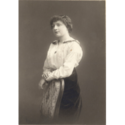 Samson & Co: Nice Portrait Of Fine Young Lady (Vintage Photo ~1920s/1930s)