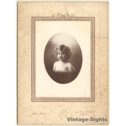 Meeus - Verbeke: Portrait Of Super Sweet Baby Girl With Curly Hair (Vintage Photo ~1900s/1910s)