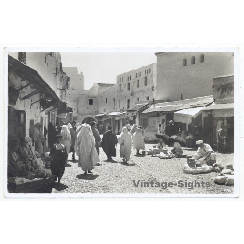 Tetuan / Morocco: Street Vendors - Berber - Nomads (Vintage RPPC 1933)