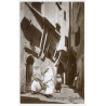 Algier / Algeria: Rue Arabe / Veiled Moorish Females (Vintage RPPC ~1930s/1940s)