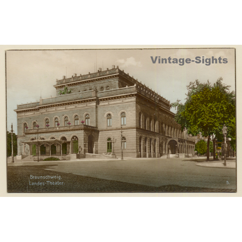 Braunschweig / Germany: Landes-Theater (Vintage RPPC) Braunschweig / Germany: Landes-Theater (Vintage RPPC)