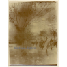 Congo Belge: Large Group Of Native Tribe Members Marching / Ethnic (Vintage Photo ~1910s/1920s)