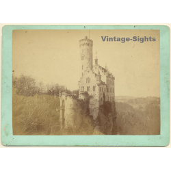 G.G. Lange: Schloss Lichtenstein (Vintage Cabinet Card ~1880s)