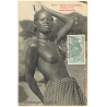 1379 Afrique Occidentale: Jeune Soussou / Ethnic Nude*2 (Vintage PC 1909)