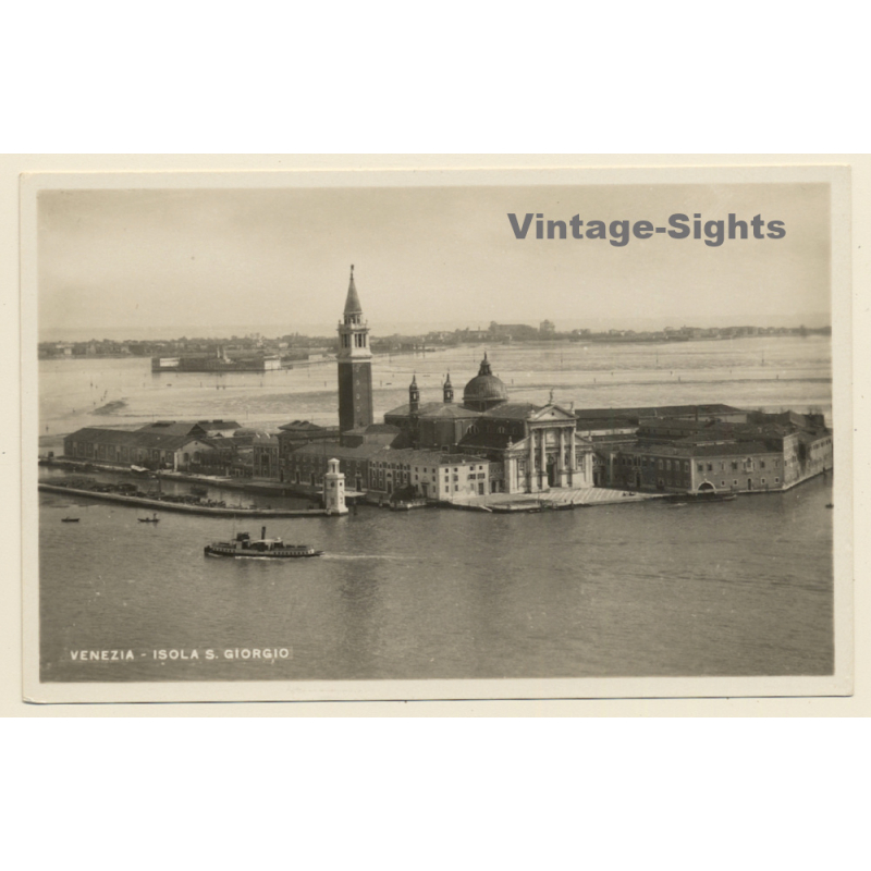 Venezia / Venice: Isola S. Giorgio (Vintage RPPC)
