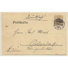 Studentica: Grufs Vom Bergfest / Willi Reineke  / Füchse (Vintage PC 1904)