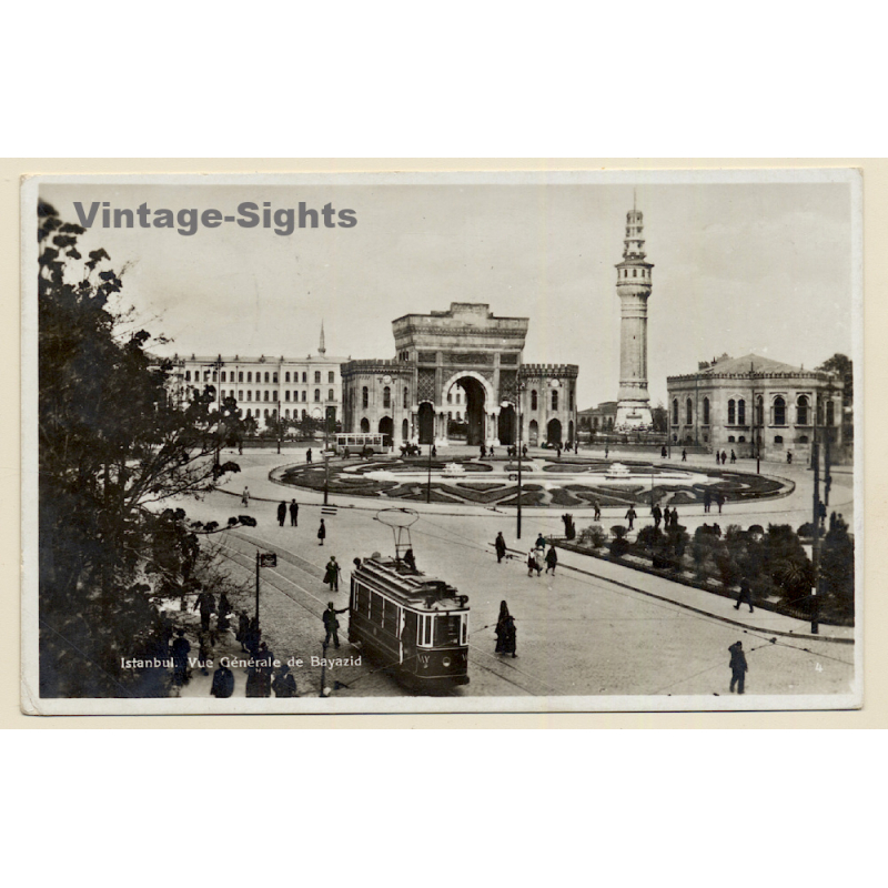Constantinople - Istanbul / Turkey: Vue Générale de Bayazid (Vintage RPPC 1914) Constantinople - Istanbul / Turkey: Vue Générale de Bayazid (Vintage RPPC 1914)